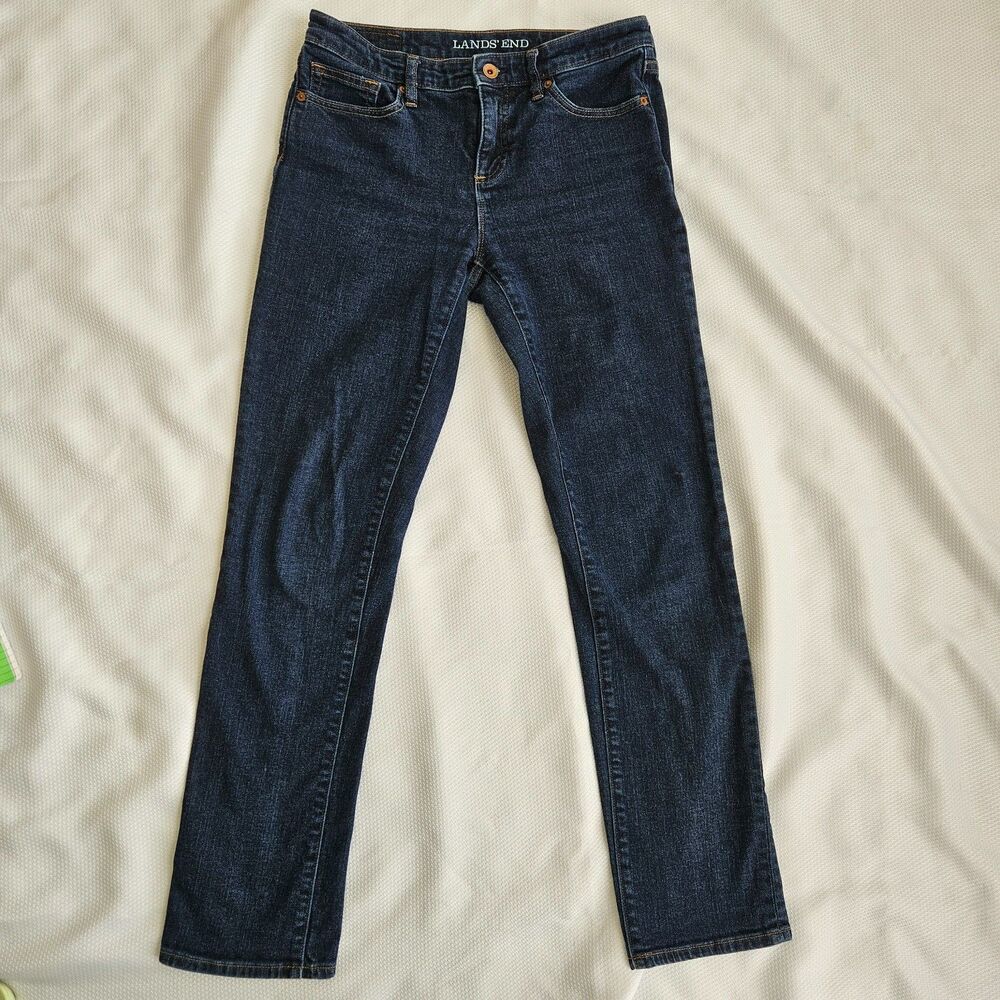Lands End Fit 2 Straight Leg womens 4 jeans